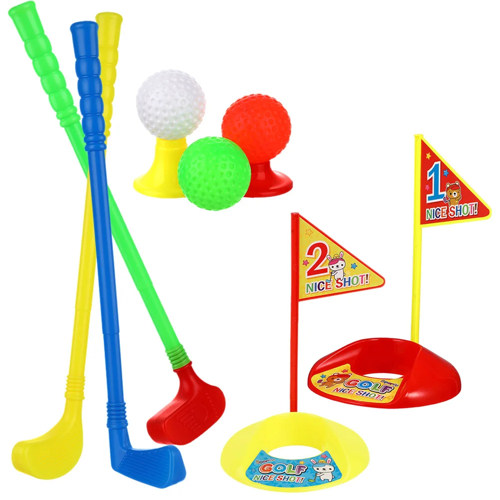 1 комплект детских игрушек для гольфа, уличные спортивные игры, игрушки для малышей, спортивные игры для гольфа, уличные игрушки