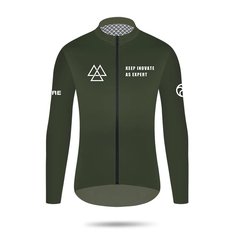 Велосипедная одежда KIAE с длинным рукавом однотонный дышащий Топ для горного и