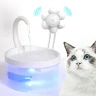 Автоматическая поилка для домашних животных, питьевой фонтанчик для кошек, поилка со светодиодсветильник кой для собак и кошек
