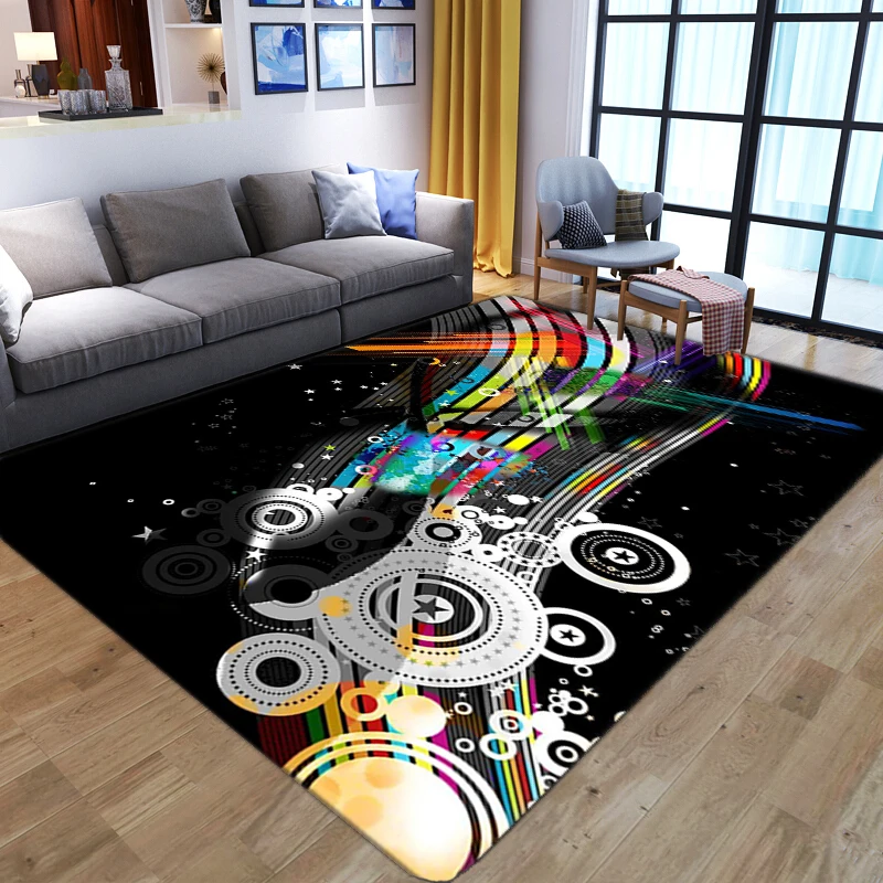 

Creative Colorful Pattern 3D Carpets for Home Living Room Bedroom Kids Play Area Rugs Child Game Decoration Baby Crawl floor Mat