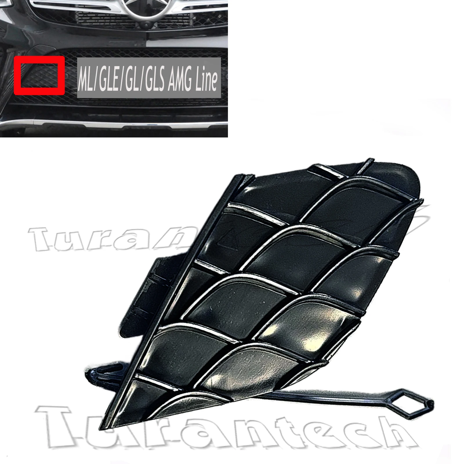 

Передняя крышка буксировки для Mercedes W166 W292 15-19, подходит для ML/GLE 250 300 320 350 400 450 500 550 63 Coupe/SUV AMG, буксировочная крышка с крючком