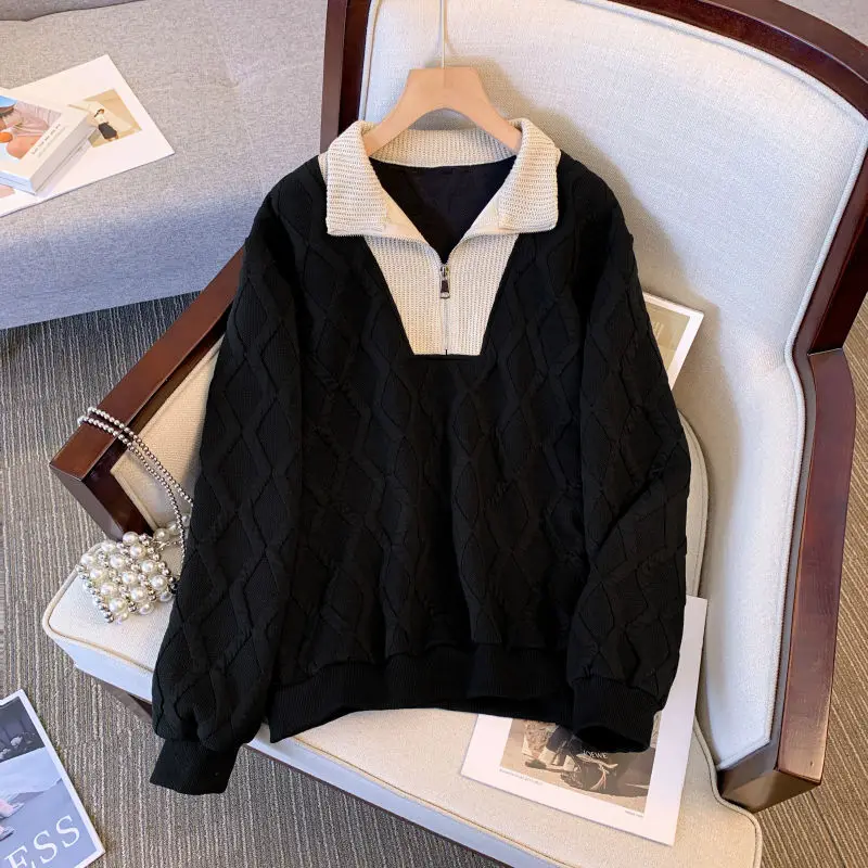 Рисунок 3 - Женский простой свитер-поло в Корейском стиле