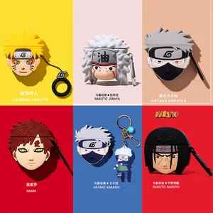 Мягкий силиконовый милый 3D чехол Jiraiya Airpods 2, защитный чехол для наушников Bandai Anime Naruto, чехол для Airpod pro
