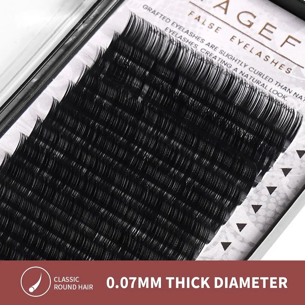 

Soft Hair 0.05/0.07/0.1/0.15/0.2 Thickness C/D Curl Natural Thick Fan Lash Volume Russian Lashes Individual Eyelashes