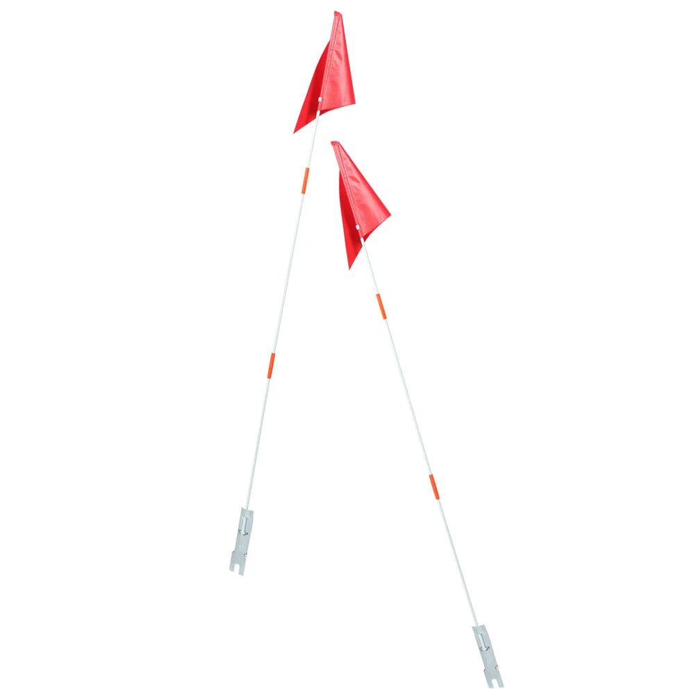 

2 Sets of Rear Bike Flag Wear-resistant Cycling Flag Professional Kids Safety Flag Cycling Flag