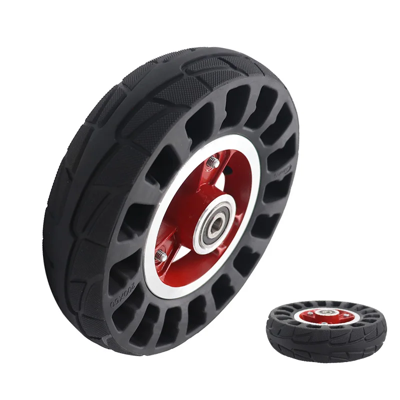 Твердая шина 200x50 8X2T для заднего колеса Speedway mini 4 Pro 8-дюймовая электрического