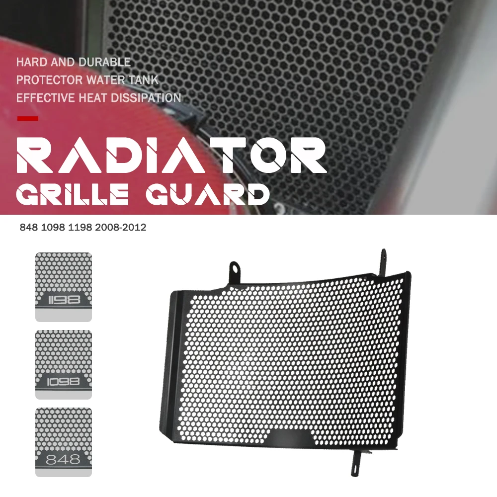

Upper Radiator Grille Guard For Ducati 1098 1198 848 Motorcycle Protector Grille Grill Cover 2007 2008 2009 2010 2011 2012 2013
