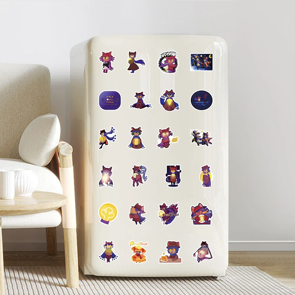 10/50 шт. Oneshot мультяшные наклейки игра Stciekr водостойкое украшение DIY ноутбук