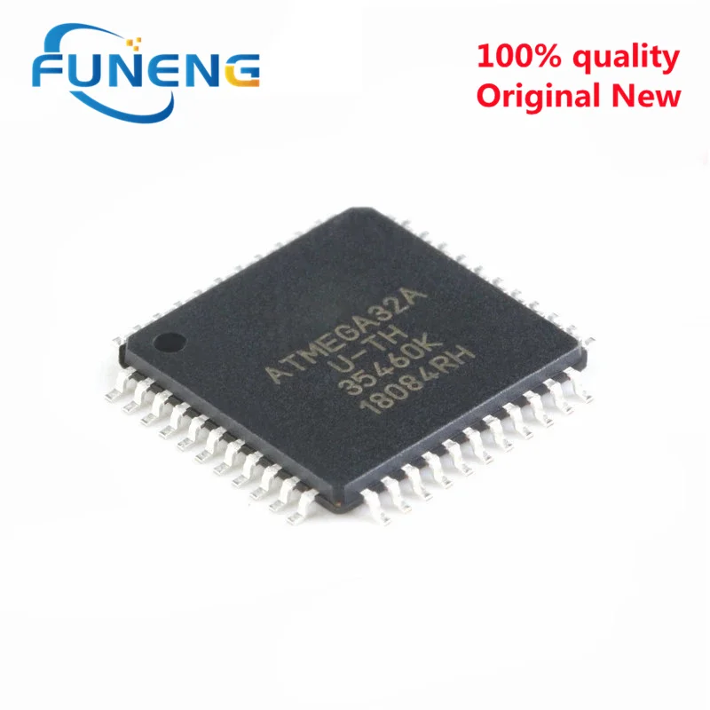 5 шт. флэш-микроконтроллер QFP ATMEGA32A ATMEGA32 TQFP44 32A-AU 8 бит | Электронные компоненты и