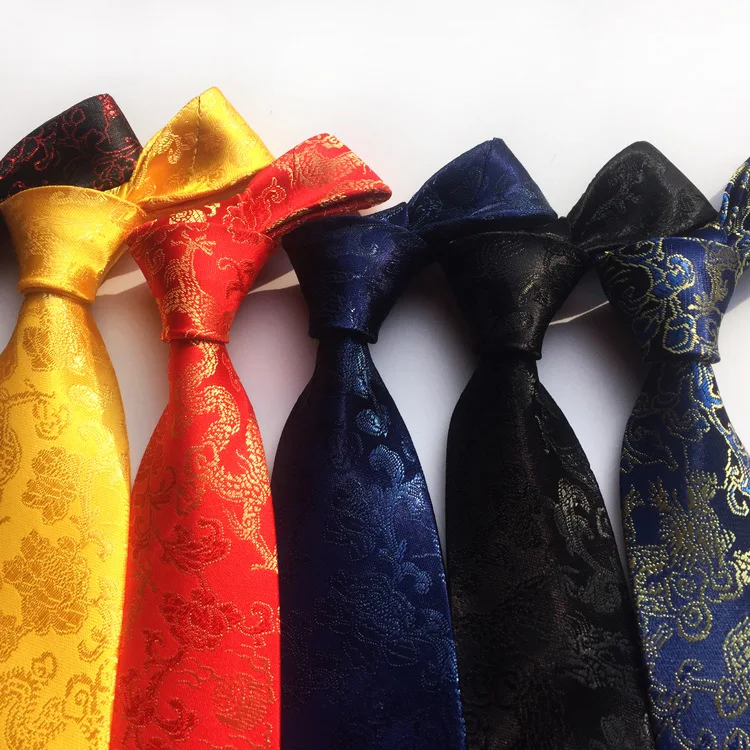 

Designer Mens Ties Luxury Paisley Neckties Business Wedding Party Neck Ties to Match Dress Suits