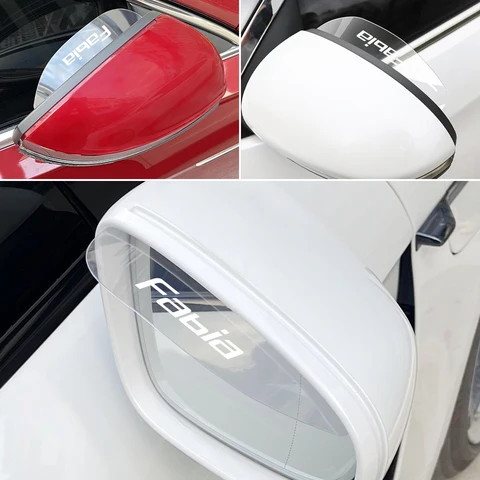 Для Skoda Fabia 1 2 3 MK1 MK2 MK3 6Y ac 6Y2 6Y3 6Y5 NJ NJ3 2022 прозрачные автомобильные аксессуары для зеркала заднего вида