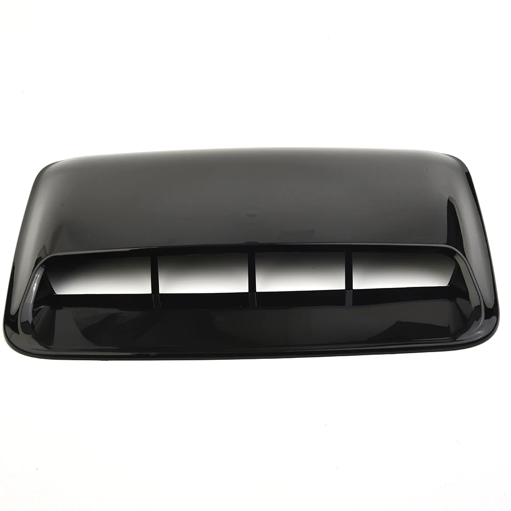 

Черный Универсальный воздухозаборник для капота вентиляционного отверстия, декоративная овальная крышка, автомобильные наклейки, модифицированный воздухозаборник