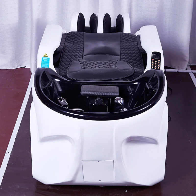 Интеллектуальная электрическая массажная кровать для шампуня парикмахерская