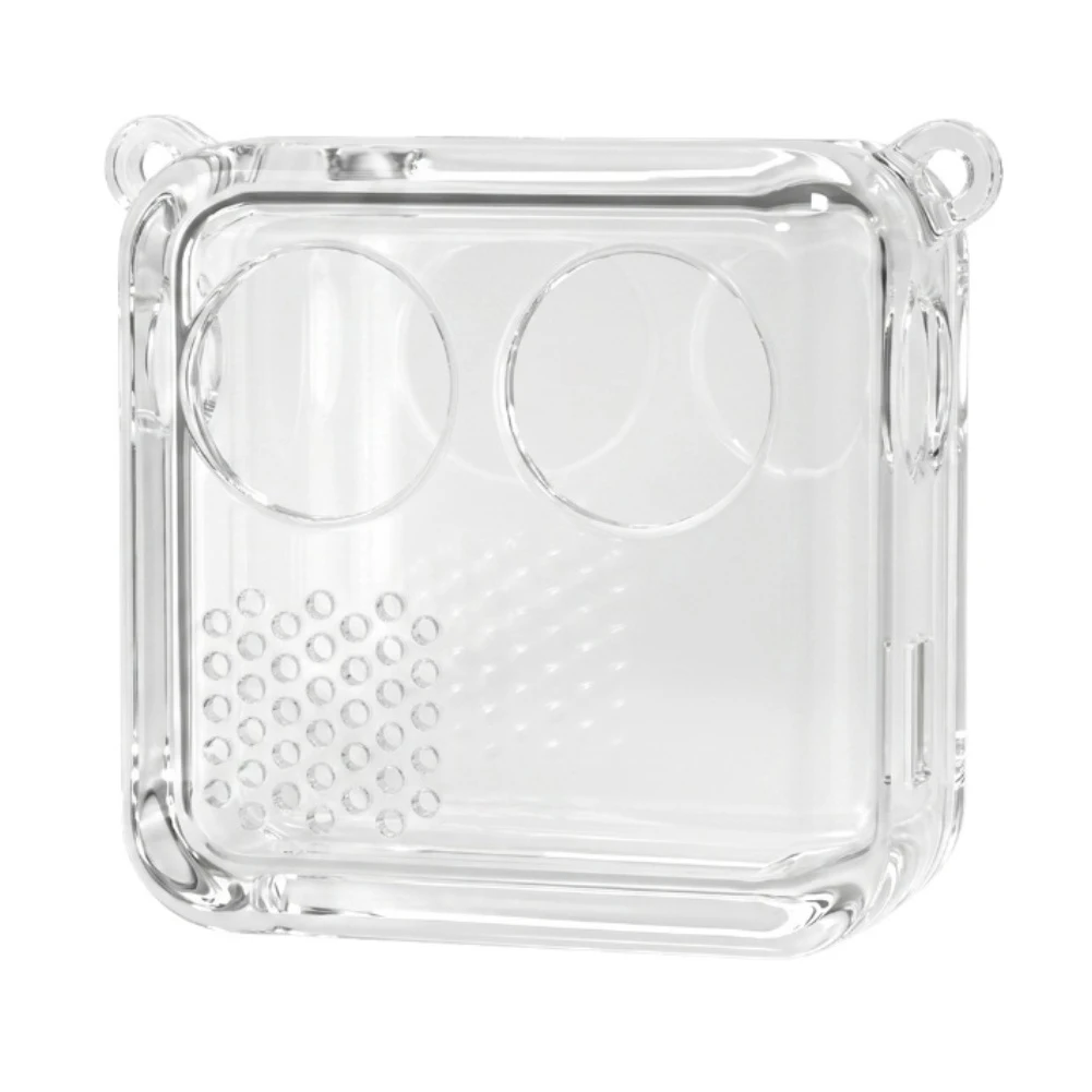 Фото Прозрачный защитный чехол из поликарбоната для Yoto For Mini Audio Player, портативный, устойчивый к падениям, с защитой от ударов и двойным ушным креплением №1