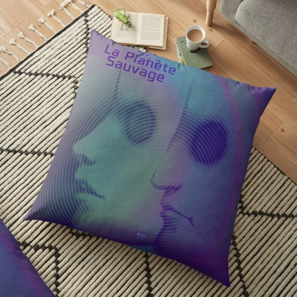

La Planete Sauvage -fantastic Planet Print Pillow Cover Sofa Cushion Cover Living Room Bedroom Decor Polyester Pillow Case