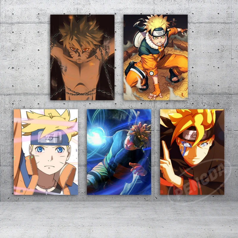 

Canvas Japanese Anime Wall Art Naruto Paintings Home Decoration Poster Character Living Room No Frame HD Prints Modular Pictures