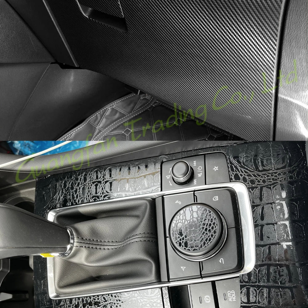 Стайлинг автомобиля 3D/5D углеродное волокно Автомобильный интерьер центральная