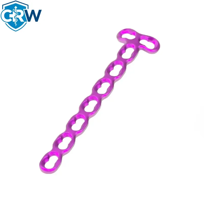 Фото Реконструкционная блокирующая пластина CRW 2.0S Mini T DAFINKI MEDICAL, сертифицированная CE ISO, класс III, гарантия 3 года, OEM/ODM №1