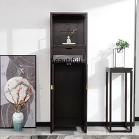 cxh new chinese style solid wood clothes closet altar buddha shrine household incense burner table light luxury cabinet