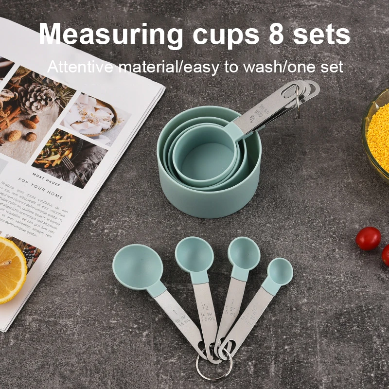 

Kitchen Graduated Dose Spoon Measuring Cup Set Lightweight Mug Measurement Pastry Coffee Powder Baking Ladle Accessories Cooking