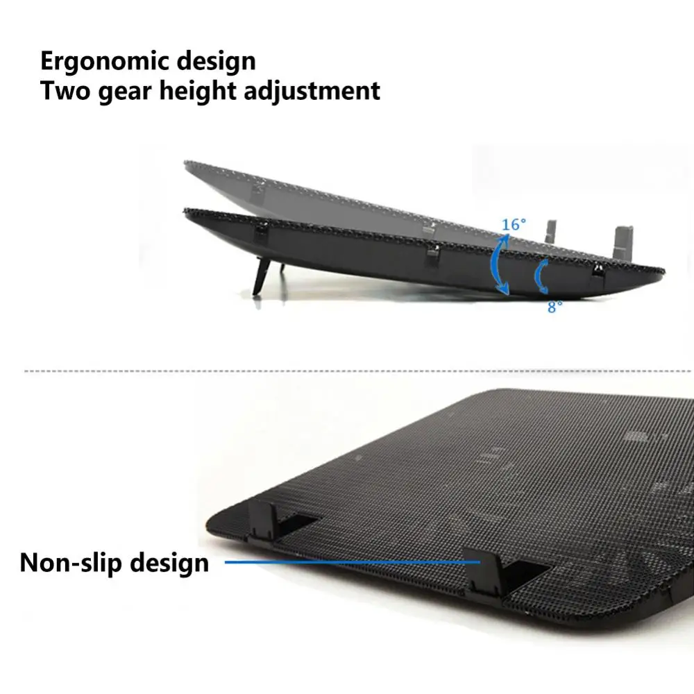 for 15.6Inch Laptop Cooler Dual Fan USB Cooling Fan Heat Dissipation Cooler Holder Stand Bracket for Notebook Laptop Cooling Pad for 15.6Inch Laptop Cooler Dual Fan USB Cooling Fan Heat Dissipation Cooler Holder Stand Bracket for Notebook Laptop Cooling Pad