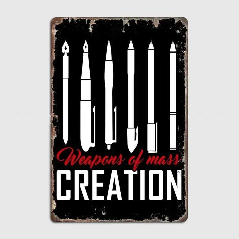 Металлическая вывеска Author Writer Literature