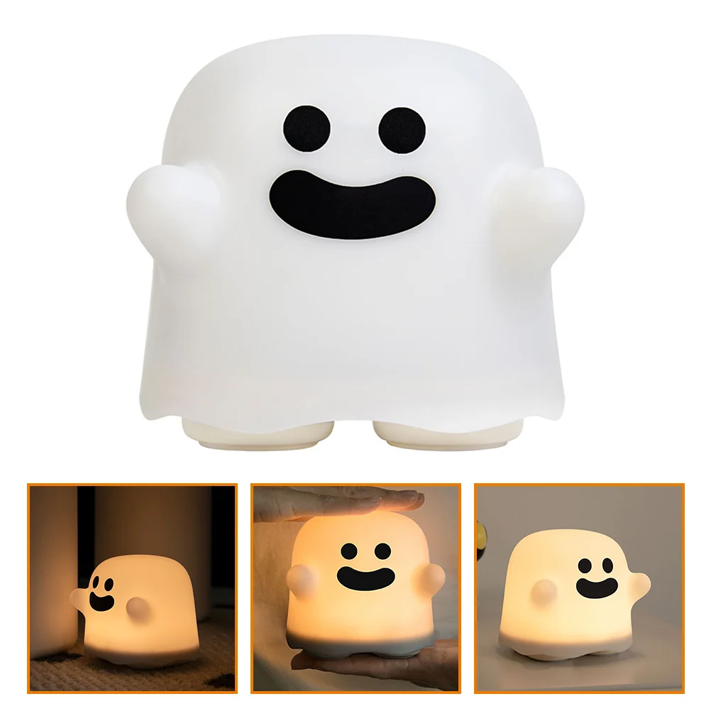 

Ghost Shaped Night Light Cartoon Nursery Light Adorable Table Lamp for Living Room