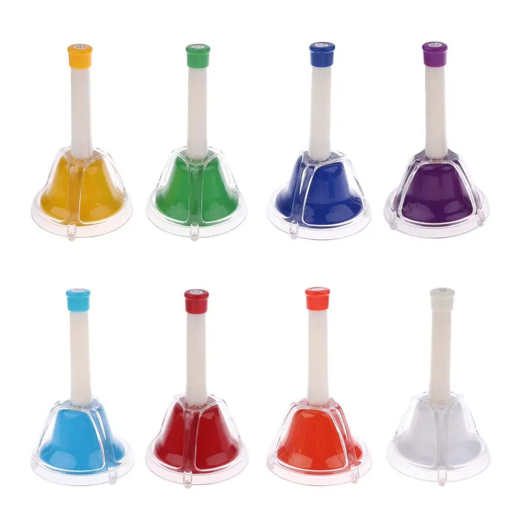 

Colorful 8 Note Diatonic Bells for Children Kids Christmas Gift