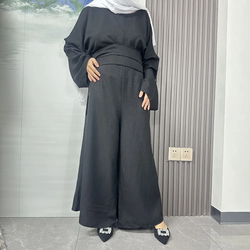 Ид Рамадан Мусульманские комбинезоны женщины Дубай Турция Абая Комбинезон