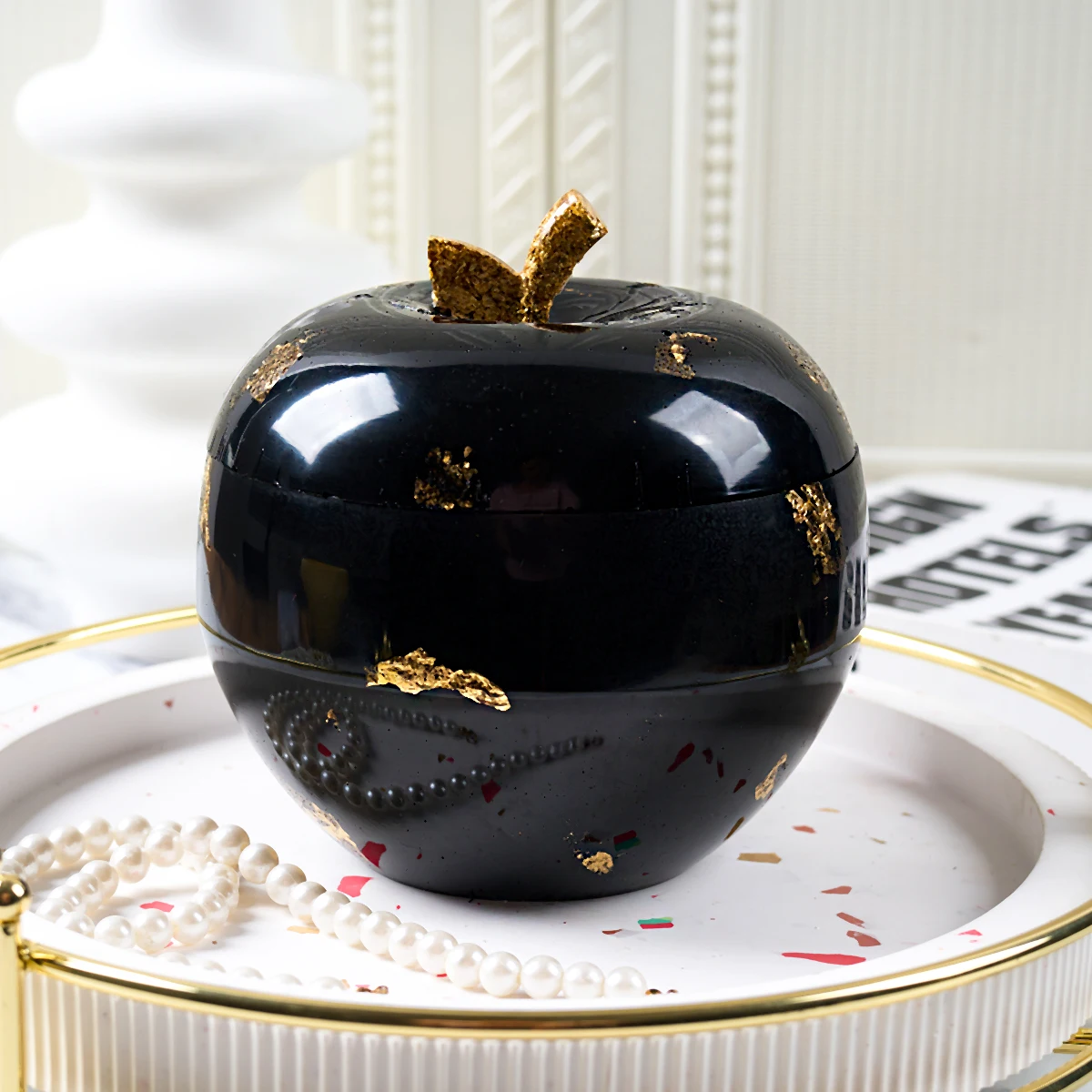 Коробка для хранения в форме яблока силиконовая форма большая банка