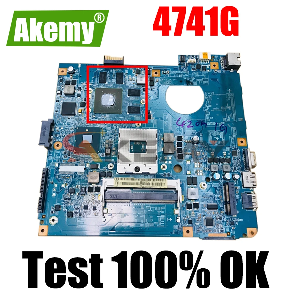 

Akemy 48.4GY02.031 Motherboard for ACER 4741G MS2203 MS2206 Laptop Motherboard PGA989 HM55 DDR3 100% Test Work
