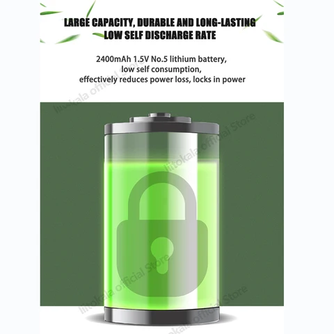 1-50 шт. LiitoKala USB-T36 1,5 В AA 3600 МВтч USB литий-ионная аккумуляторная батарея высокой емкости для беспроводной мыши с дистанционным управлением