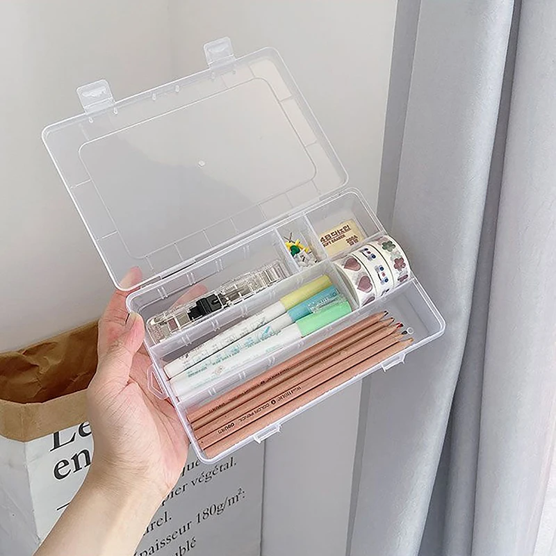 Портативный контейнер для хранения косметики помады теней кистей макияжа с