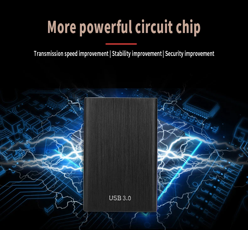 1TB Portable USB3.0 SSD 500GB High-speed External Hard Drive Mass Storage Mobile Hard Drive For desktop/Laptop/Android/mac 4