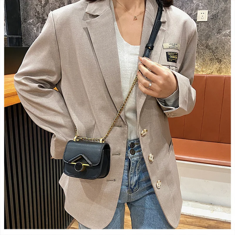 Crossbody Bag for Kids Lady Handbag Leather Mini Shoulder Cute Purse for Women with Small Storage Funny Lipstick Kids Purse