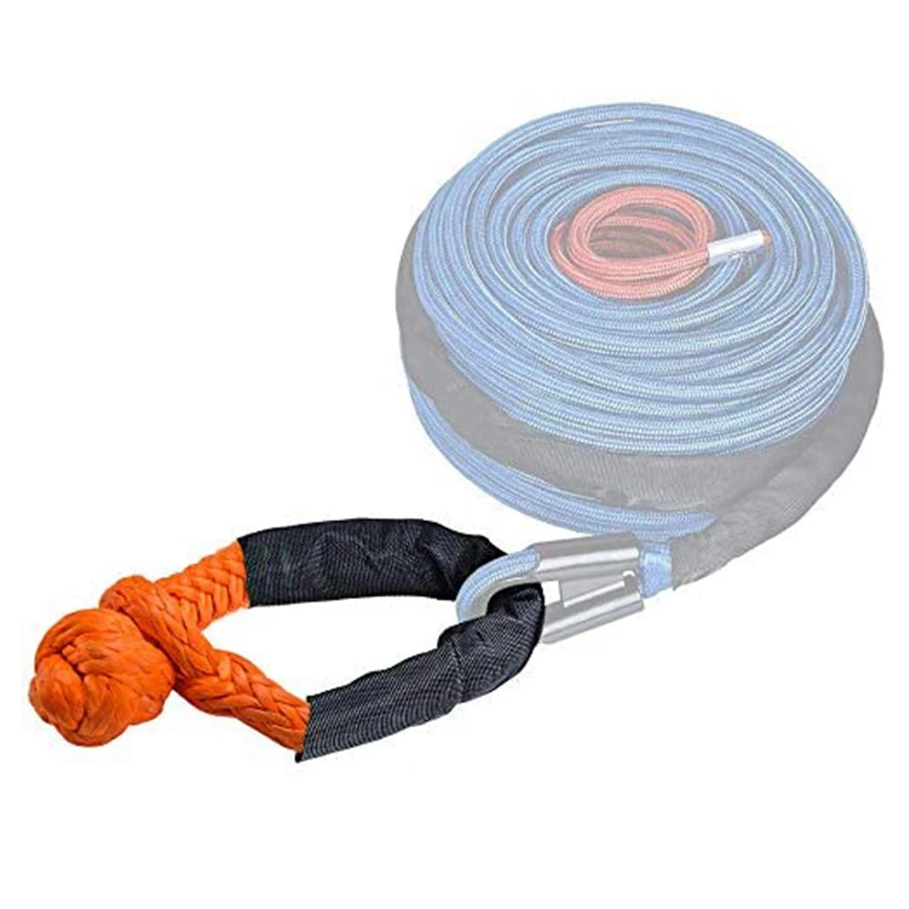 1/2 дюйма X 22 Автомобильная мягкая Скоба трос буксировочный для внедорожной