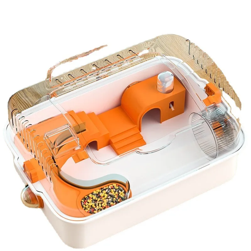 Клетка для хомяка большая вилла золотой медведь морская свинья цветочная ветка