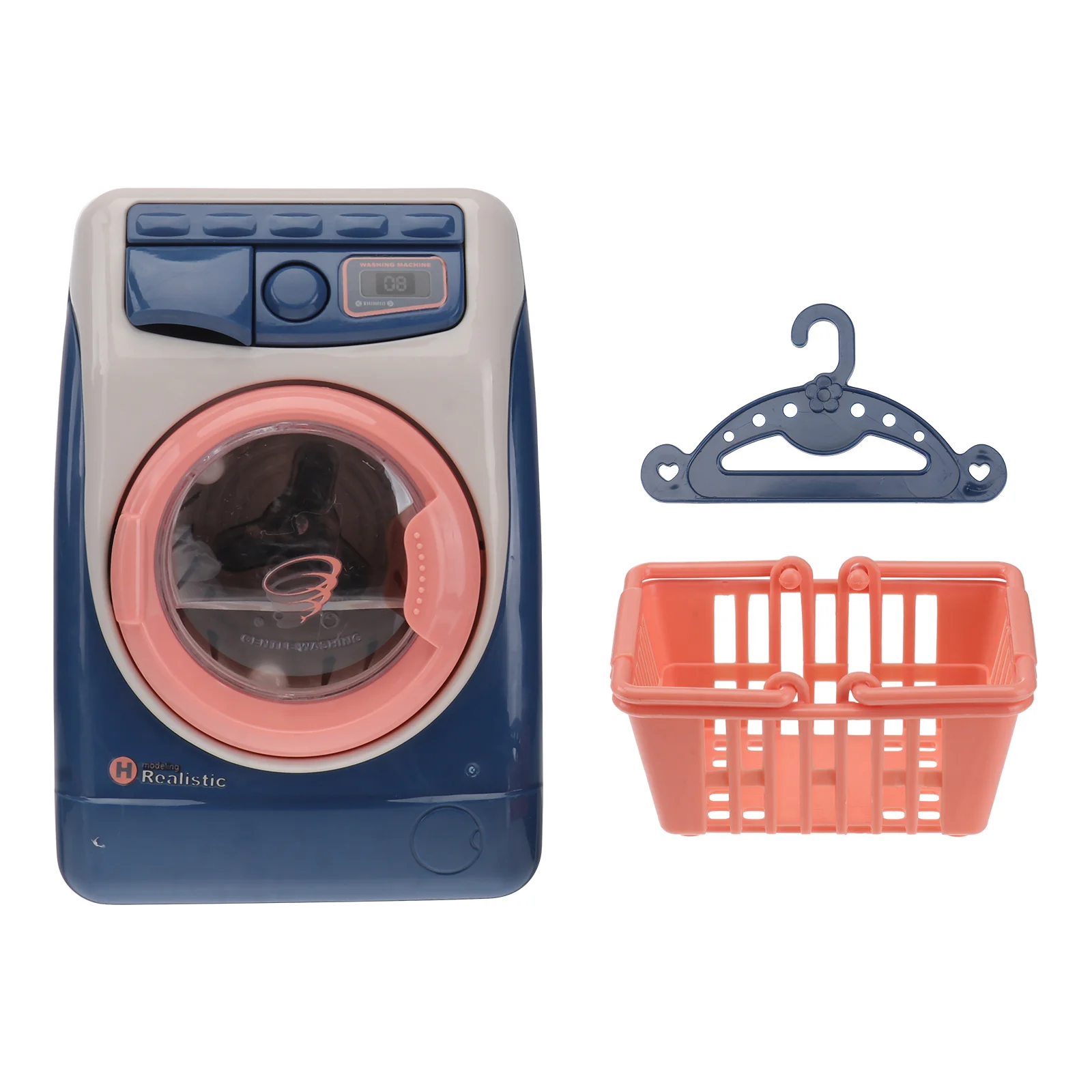 

Laundrykids Set Play Pretend Machine S Playset Washer Room Dryer Children Washing Cleaning Basket Household Appliances