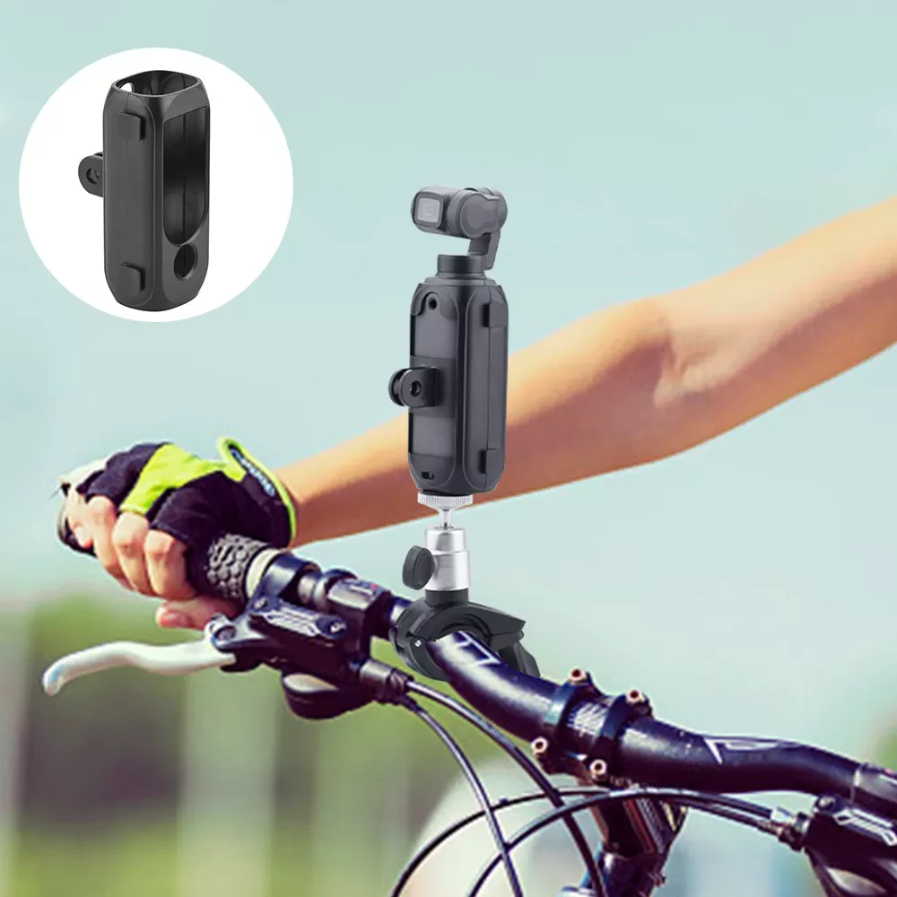 

for FIMI PALM 2 Handheld Gimbal Extended Fixed Frame Selfie Stick Bike Bracket 1/4 Adapter Extension Adapter Frame Back Clip