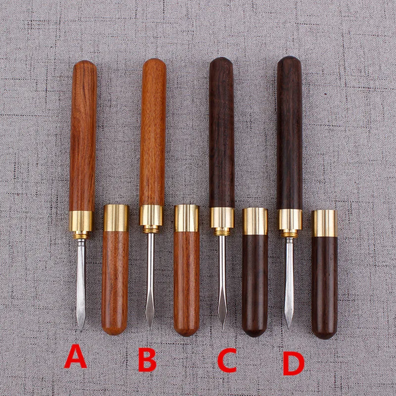 

1 шт., чайный нож из сандалового дерева, из нержавеющей стали