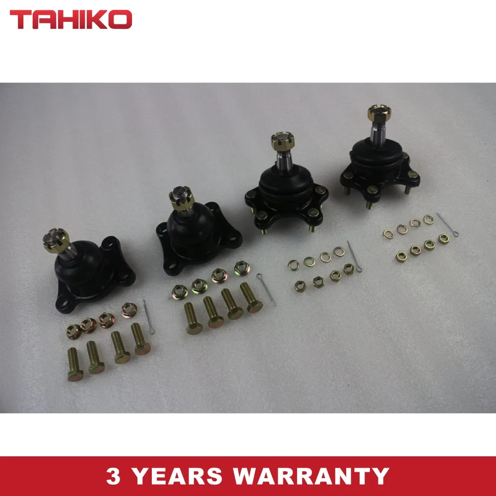 Комплект верхних + нижних шаровых шарниров 4 подходит для кабины Toyota Hilux 4x4 KZN165R LN107R