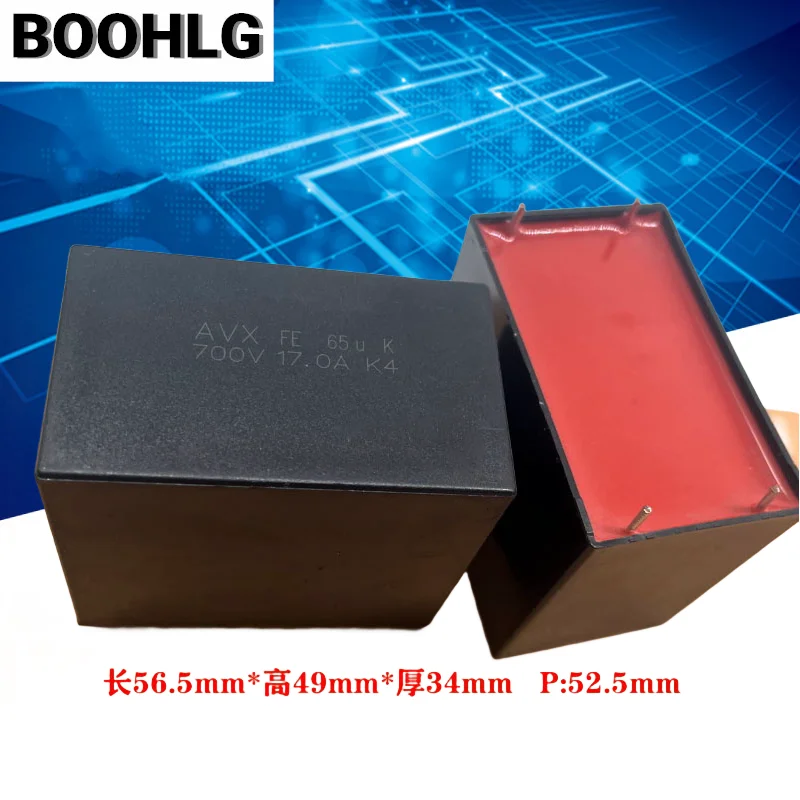 1 шт. AVX MKP C3D 65 мкФ 656 65.0 700 В 600 высоковольтный инверторный пленочный конденсатор