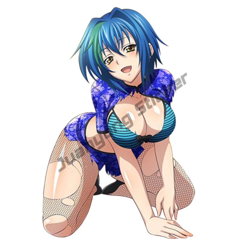 

Colorful Car Stickers and Decals Anime Sexy Hot Girl High School DxD Xenovia Quarta Phone Car Window Laptop Vinyl Decal KK13x8cm