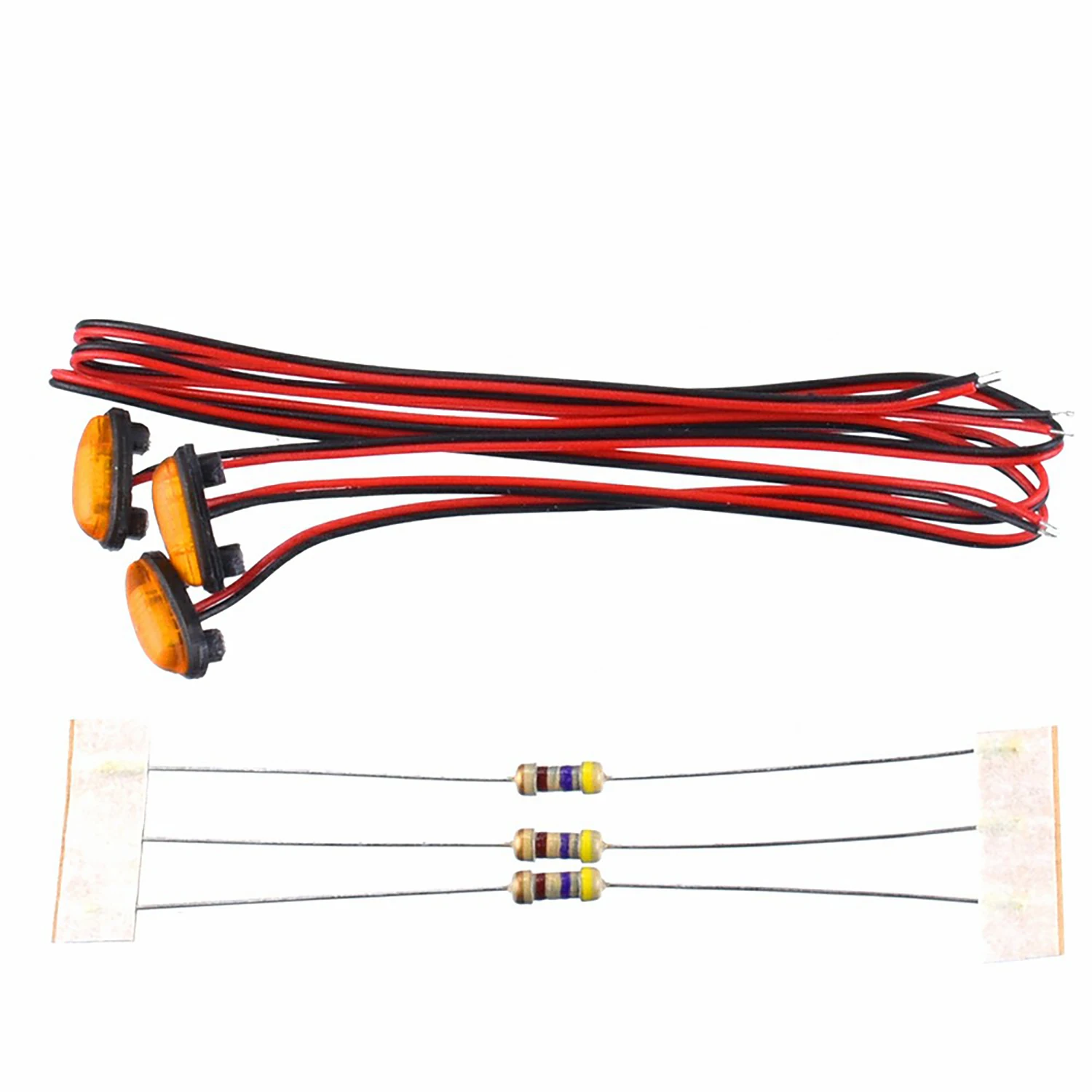 

Degree Side Skirts Led Light Marker Lamp For Diy 1/14 Tamiyaya 56323 RC Tractor Truck Th20284-Smt8