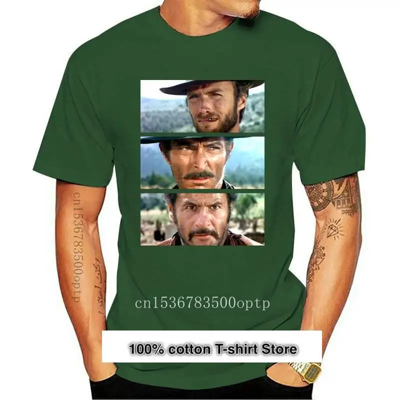 

Camiseta de The Good The Bad And The lait, camisa de vaquero de Italo, Western Eastwood, Us Clint