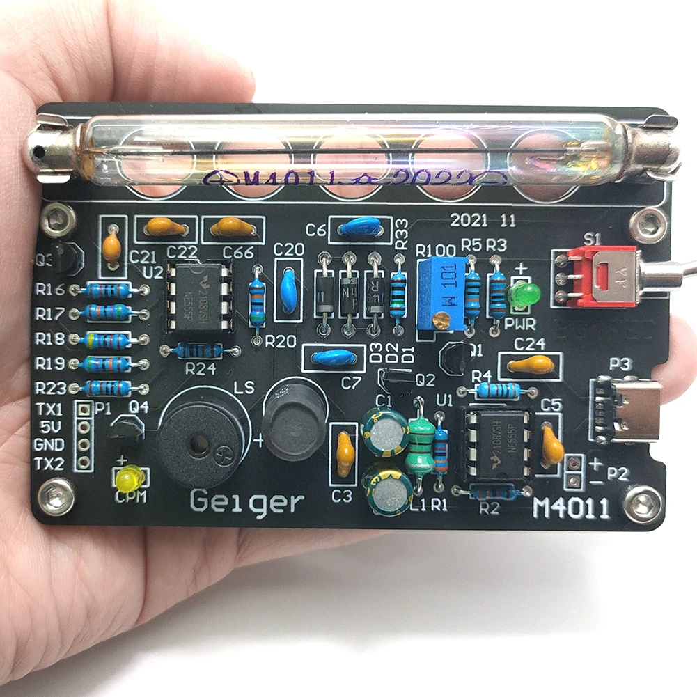 

Portable Counter Parts Assembly Kit Module Radiation Detectors DIY Geiger Parts Assembly Display Screen Tool
