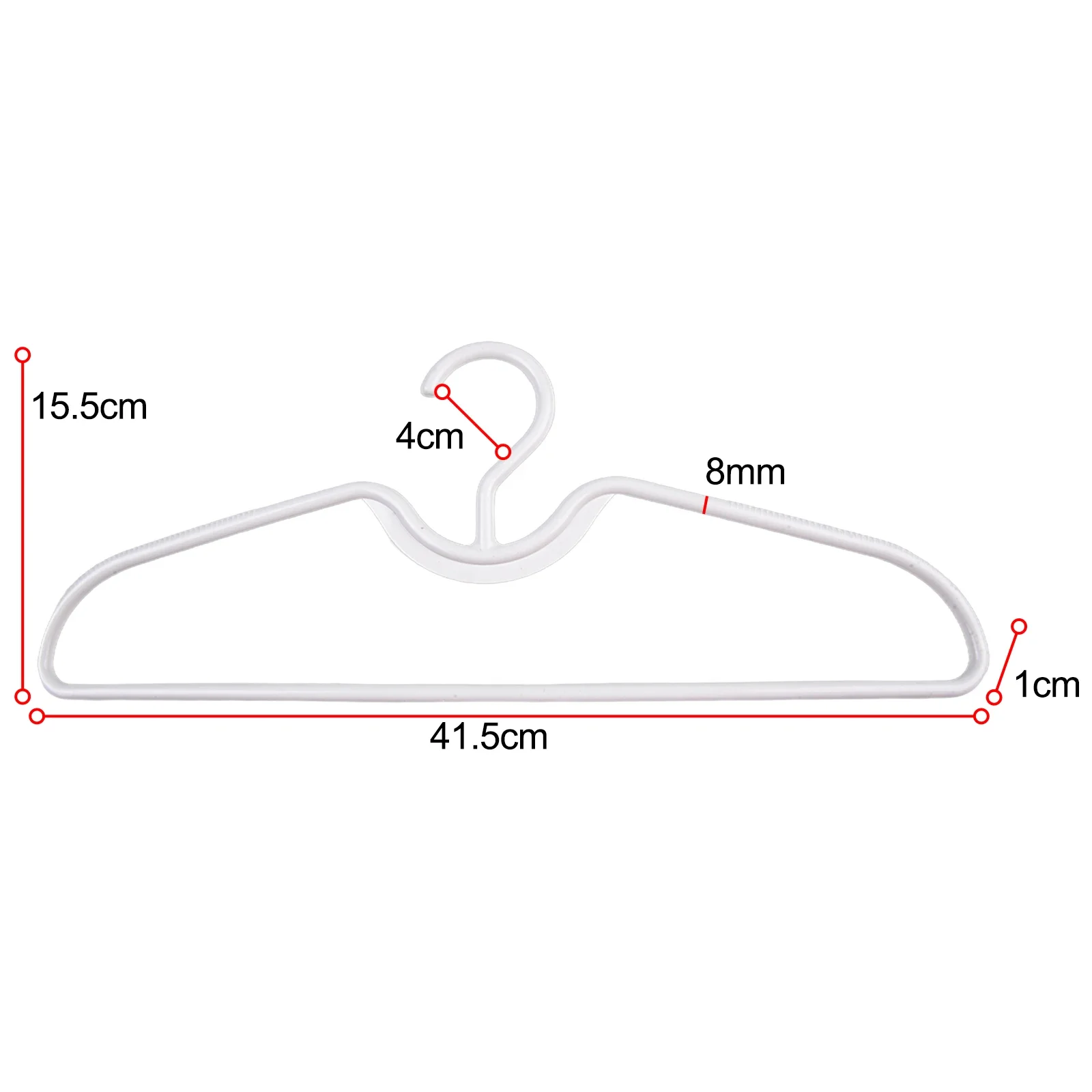 10 шт. противоскользящие пластиковые вешалки для одежды с коротким вырезом