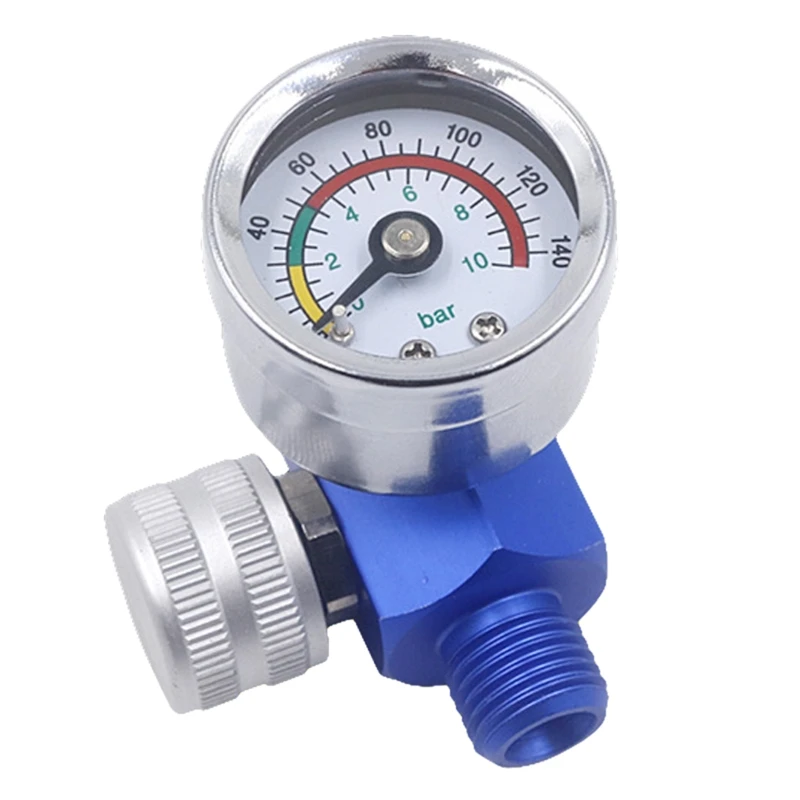 

Регулятор давления воздуха M6CF с манометром, 1/4 дюйма, от 0 до 140 PSI