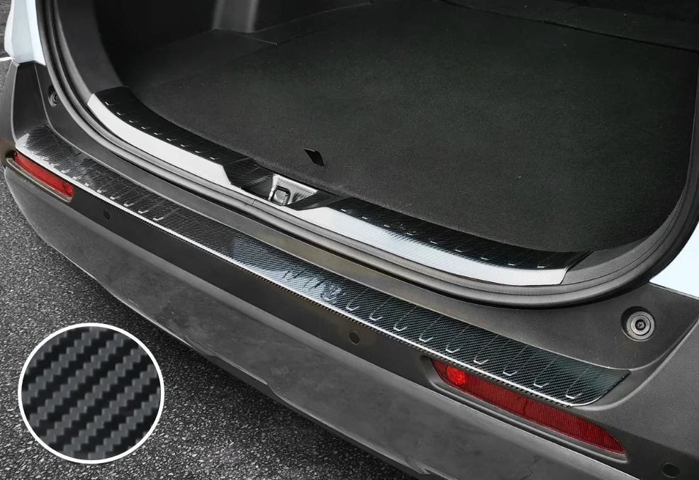 

Внутренняя и внешняя защита для заднего бампера из нержавеющей стали, Накладка для протектора багажника для Toyota Rav4 Rav 4 2019 2020 2021 2022