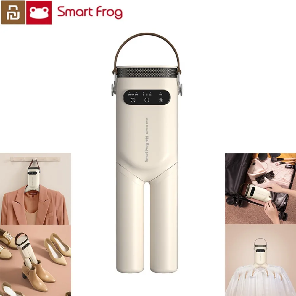 

Youpin Smartfrog mini Portable Electric heated clothes dryer Drying machine Clothes Shoes Dryer Clothes Rack Hangers Foldable